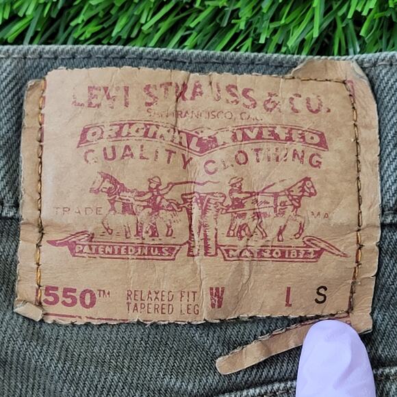 Vintage LEVIS 550 Mom Jeans Womens 8 28x29 Faded Over-Dyed - Picture 5 of 16